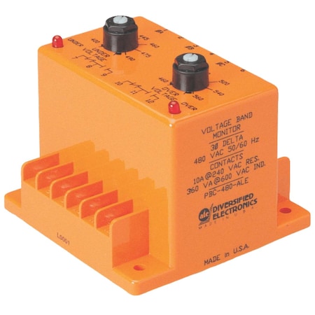 Diversified PBC Series 3-Phase Voltage Band Monitor PBC-480-ALE